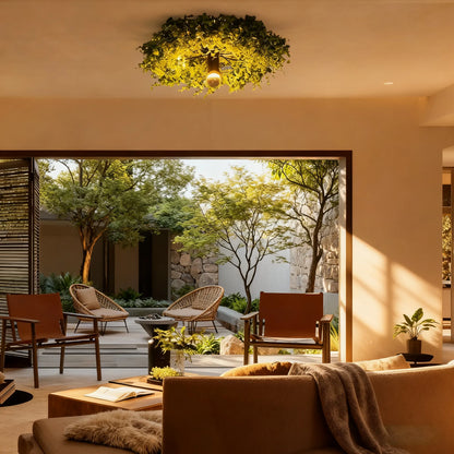 Art Deco Modern LED Ceiling Light – Plant