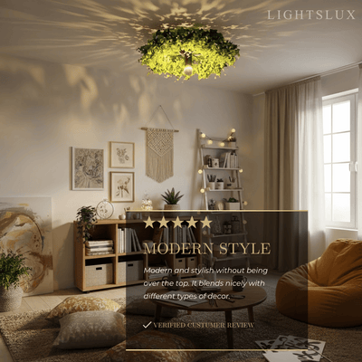 Botanica Art Deco Modern LED Ceiling Light