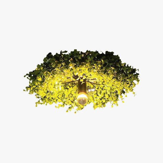 Modern Plant Green Ceiling Light