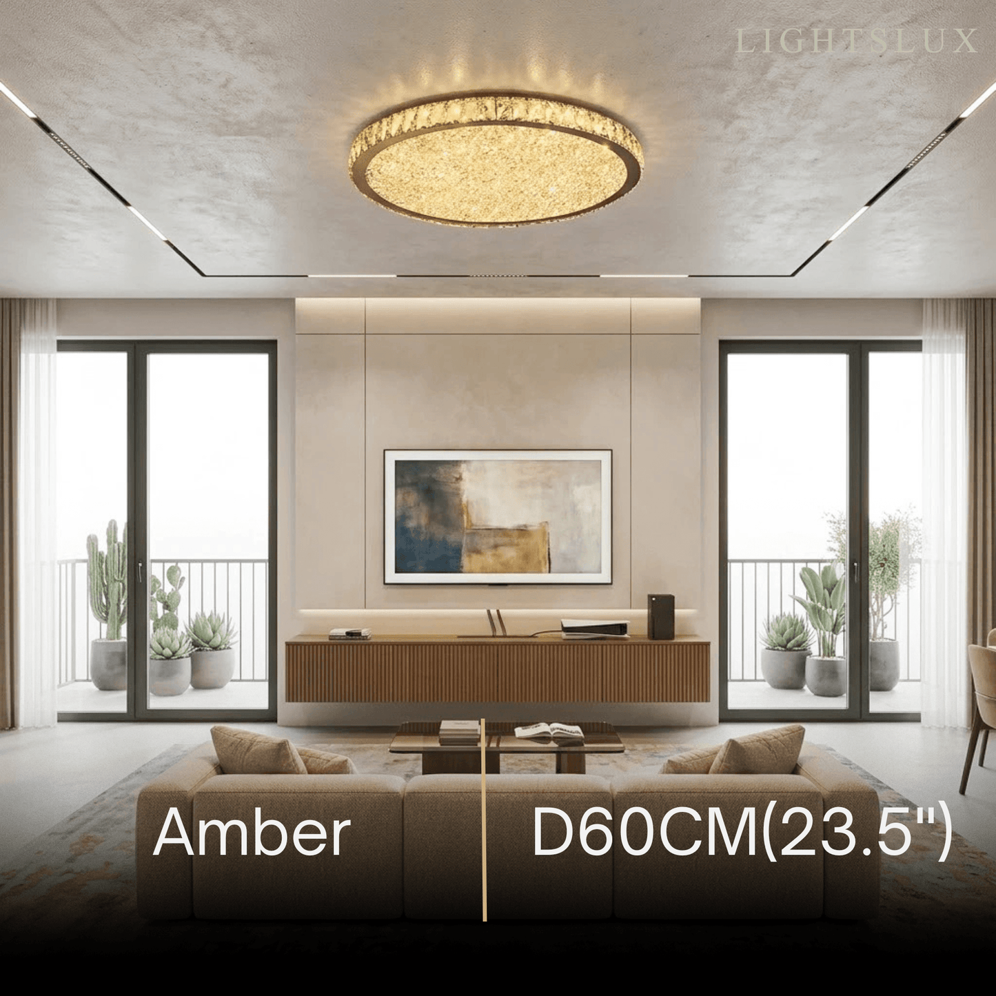 Excelis Royal Round Ceiling Light