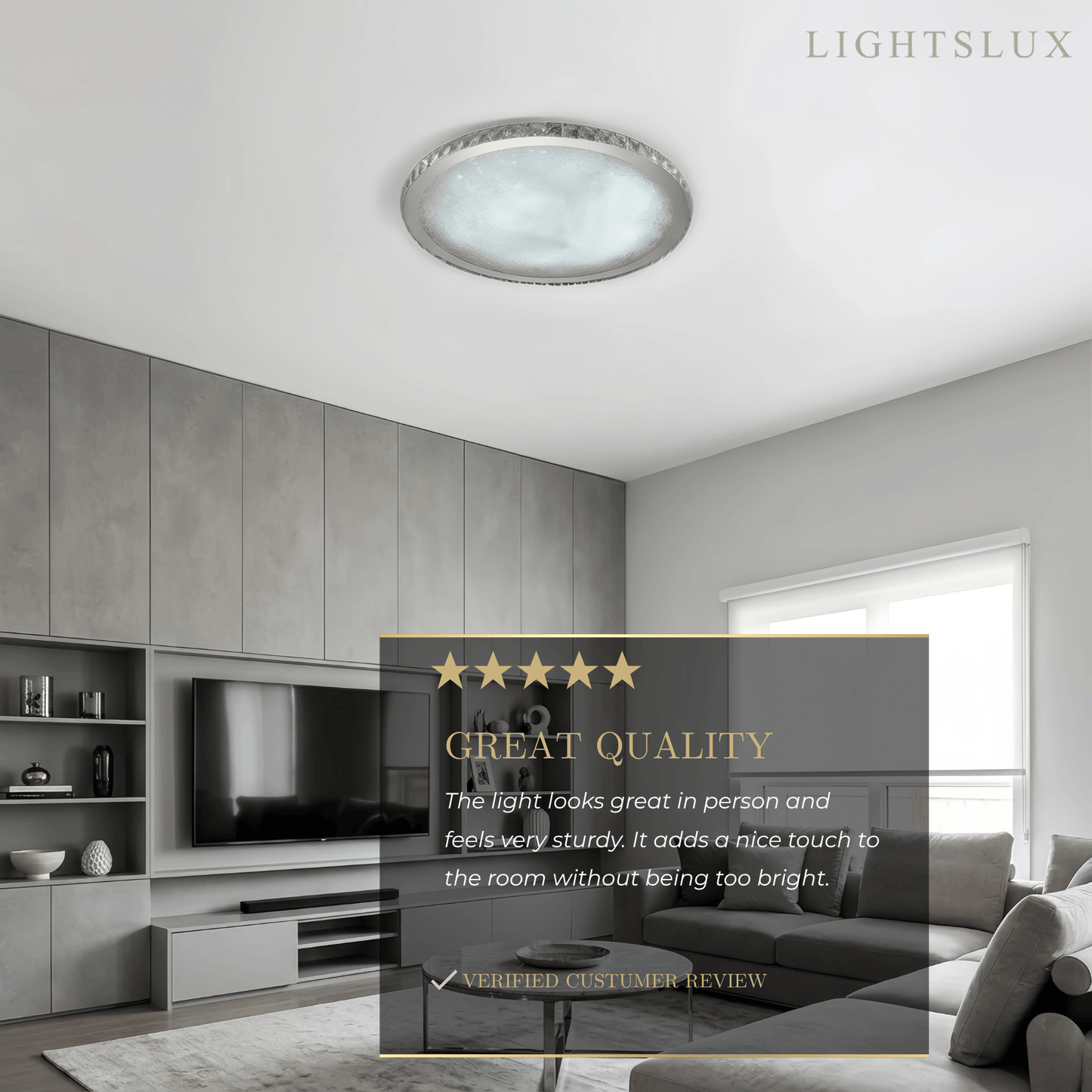 Excelis Royal Round Ceiling Light
