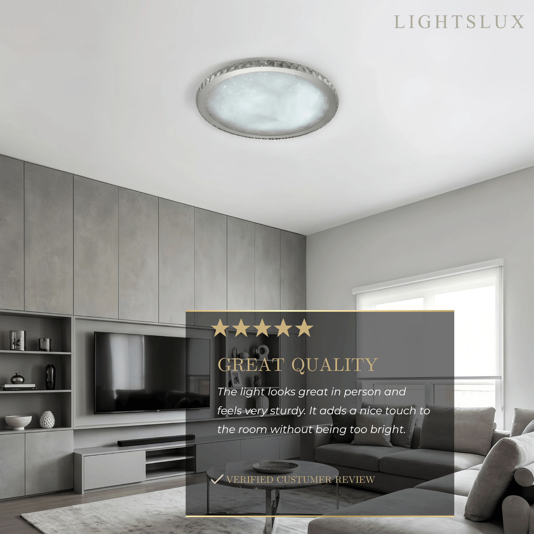 Excelis Royal Round Ceiling Light