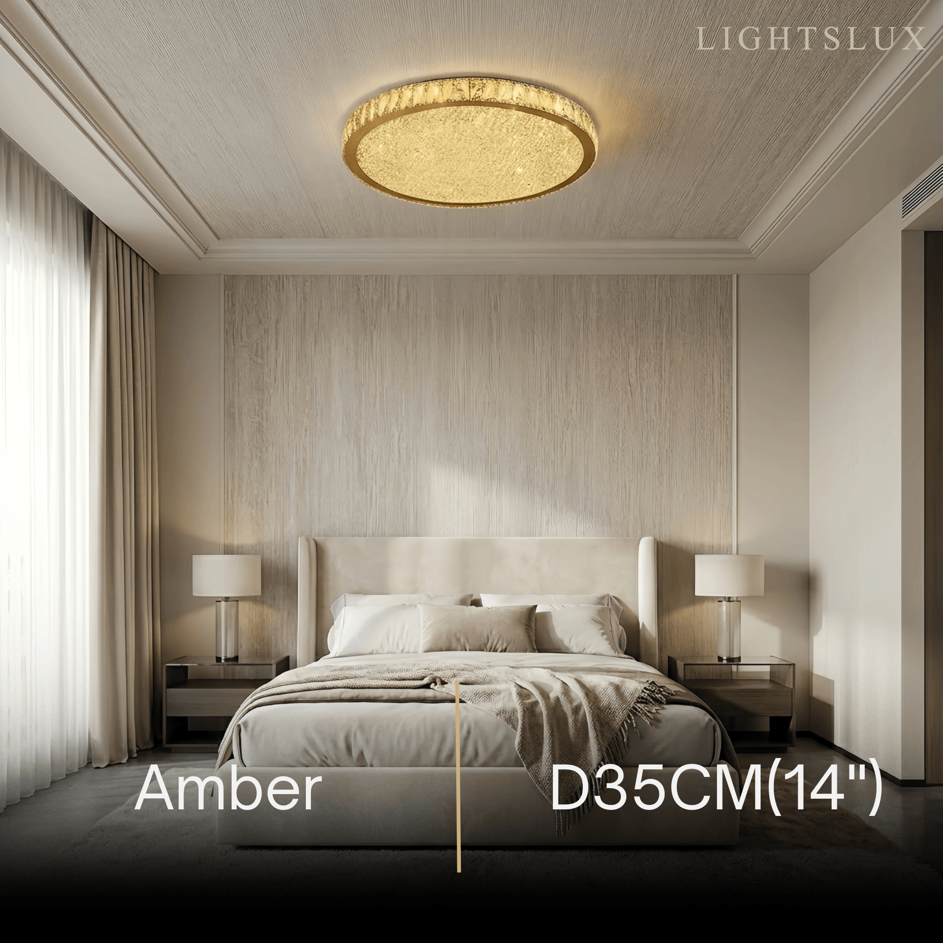 Excelis Royal Round Ceiling Light