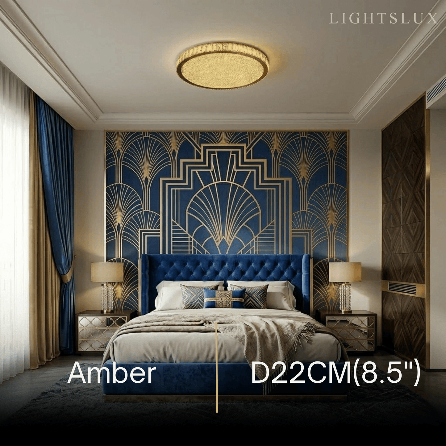 Excelis Royal Round Ceiling Light