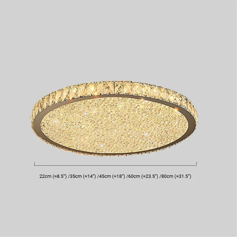Royal Round Ceiling Light Dimension