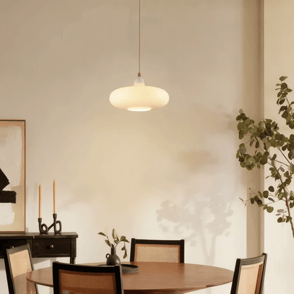 White Pendant Light Glass 