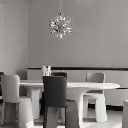 Industrial Globe Pendant Light