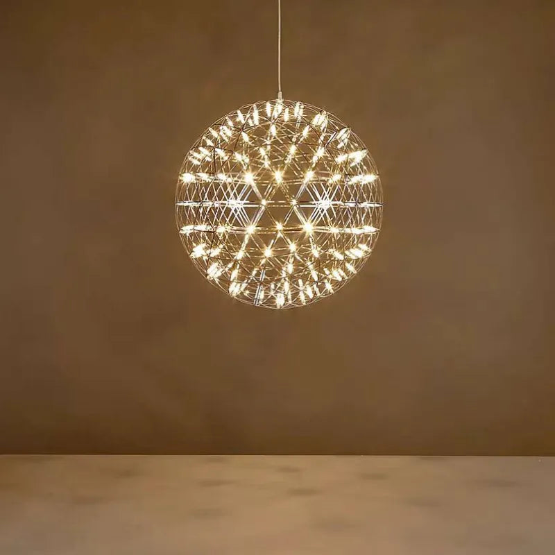 Industrial Globe Pendant Light