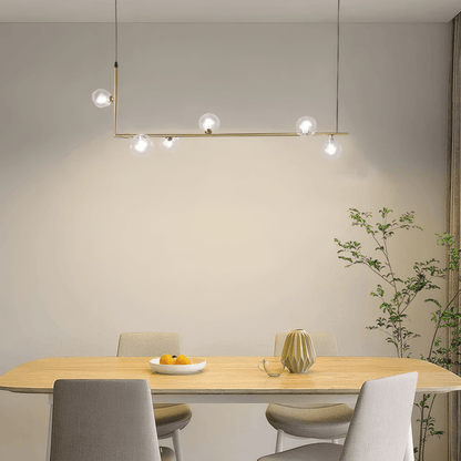 Minimalist Linear Pendant Light Kitchen