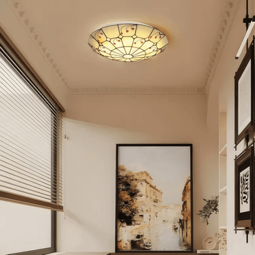 Vintage Multicolor Glass Ceiling Light for Bedroom