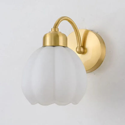 Modern  Gold Floral Wall Lamp 