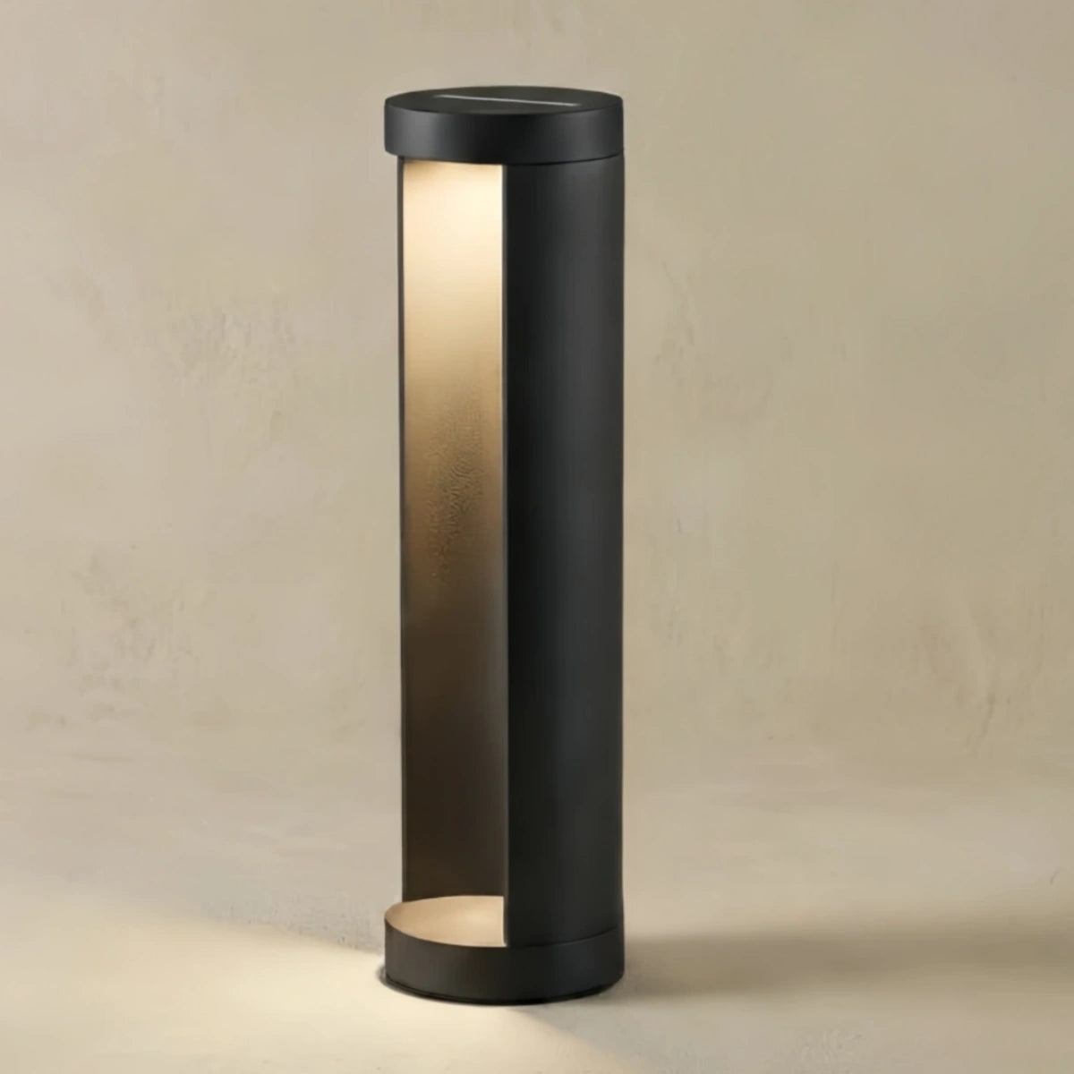 Irondale__Lamp_Black_Metal_Cylindrical_23Design_Garden_Pathway