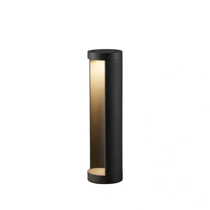 Irondale Minimalist Solar Outdoor Lamp - Black