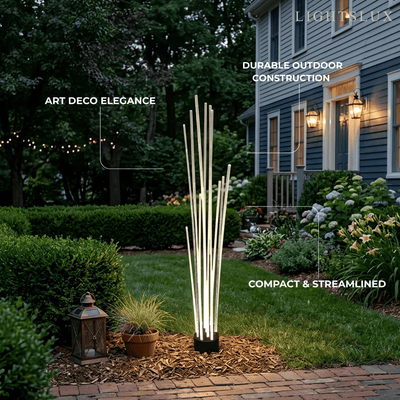 Arcato Art Deco Optical Fiber LED Path Light