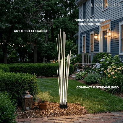 Arcato Art Deco Optical Fiber LED Path Light