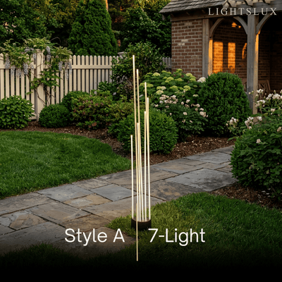 Arcato Art Deco Optical Fiber LED Path Light