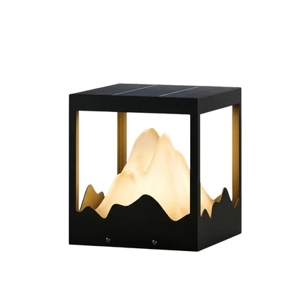Lunara Designer Metal Outdoor Path Lamp