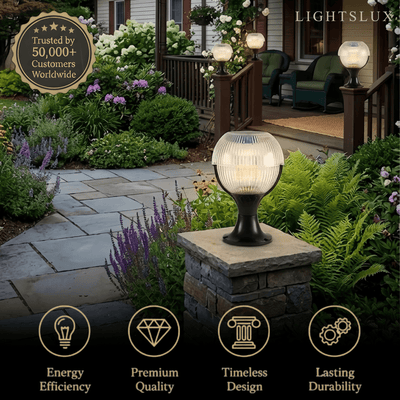 Lunara Modern Outdoor Pillar Lights