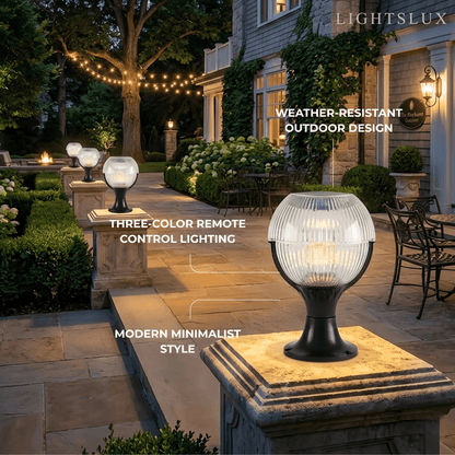 Lunara Modern Outdoor Pillar Lights