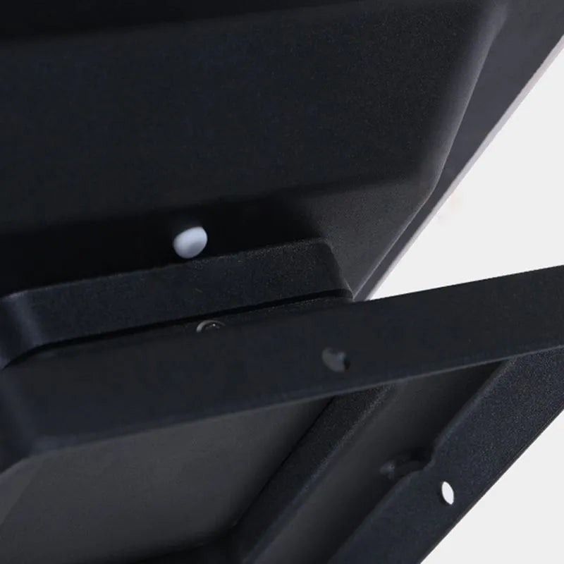 Modern Rectangular LED Outdoor Pillar Light  is made of metal