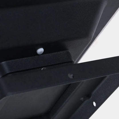 Modern Rectangular LED Outdoor Pillar Light  is made of metal