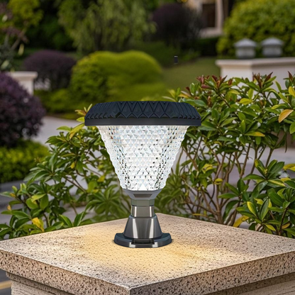 Art Deco Outdoor Pillar Lights 