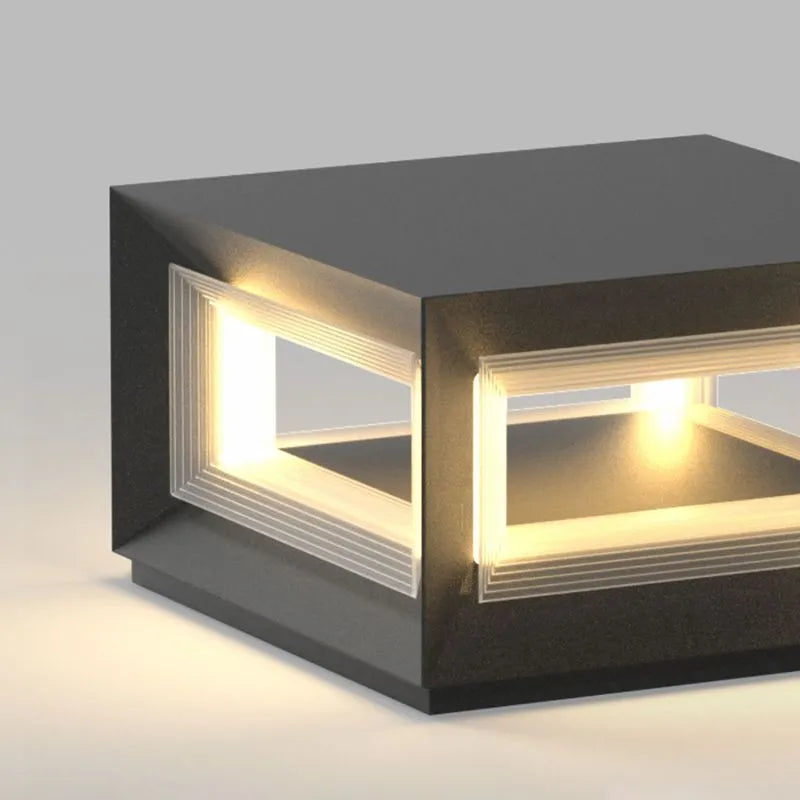 Modern LED Outdoor Pillar Lights 
