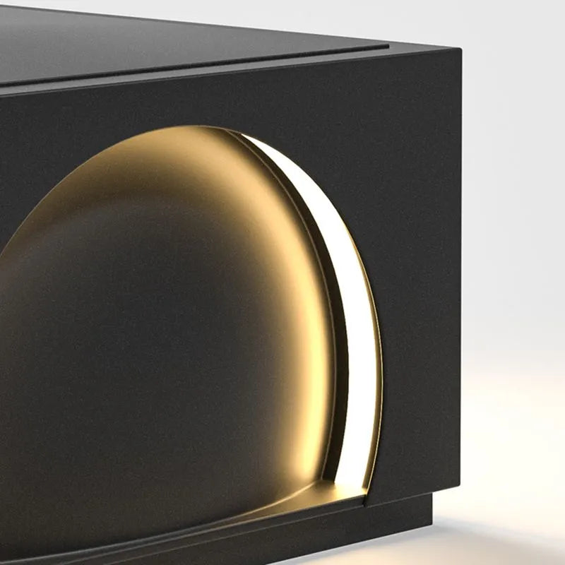 Modern Metal Outdoor Solar Pillar Lights