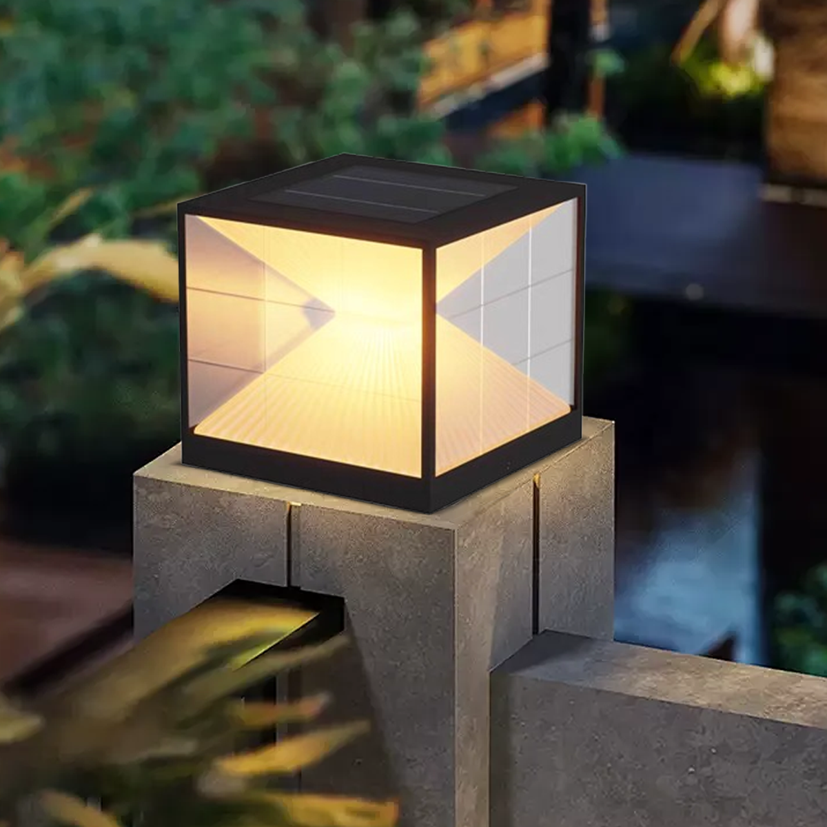 Modern Metal Outdoor Floor Lamp 