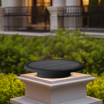 Round Solar Outdoor Ground Light