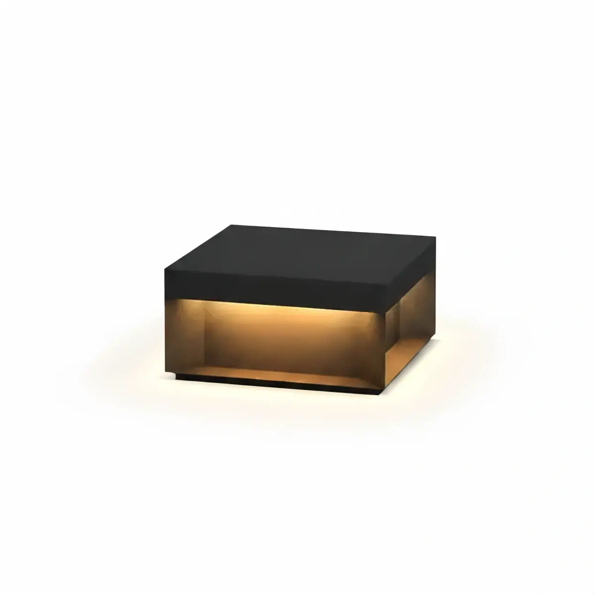 Modern Square Outdoor Pillar Light