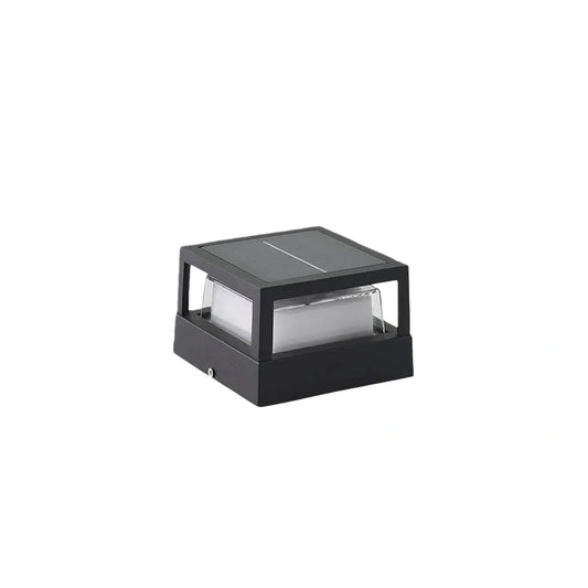 Modern Metal Outdoor Lamp - Black