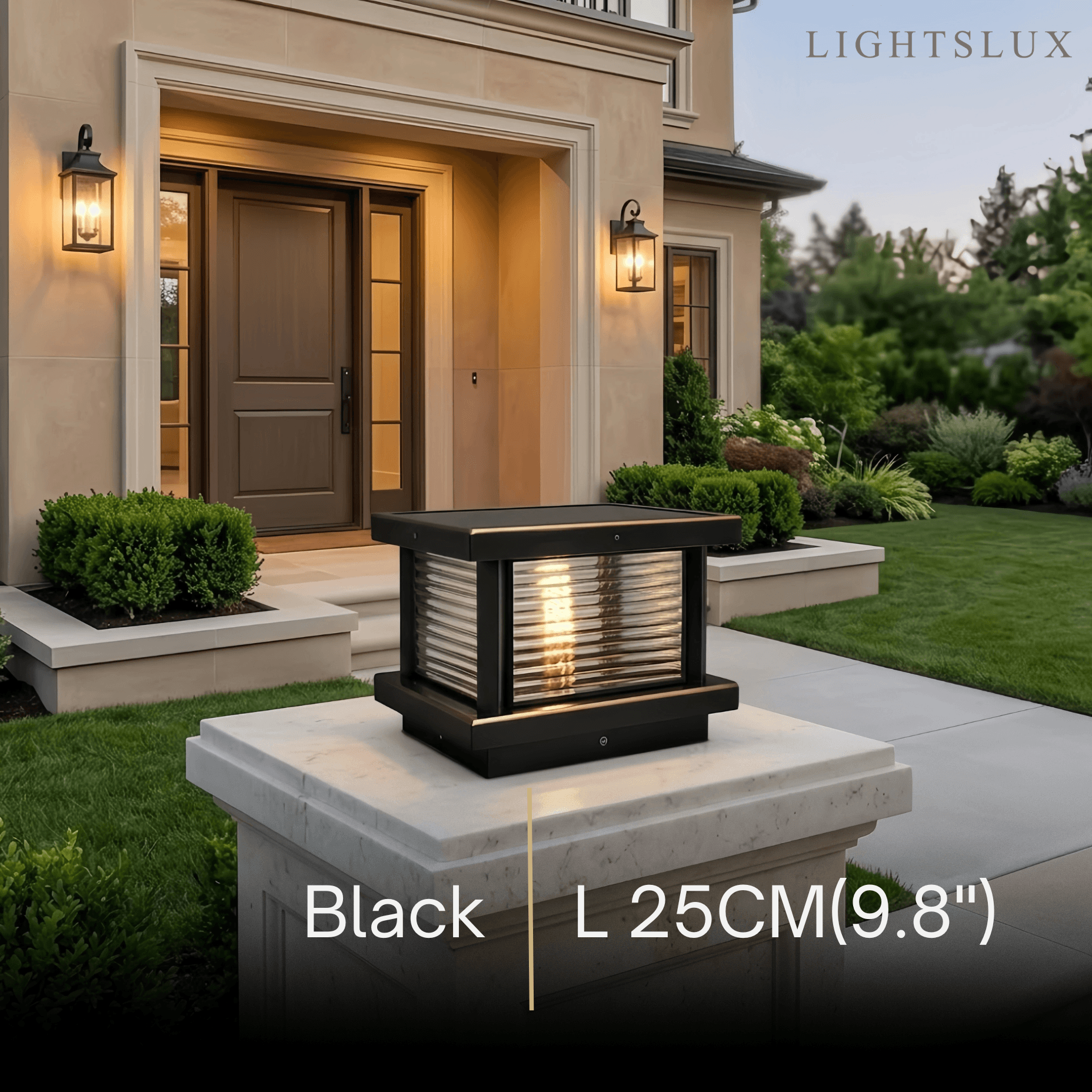 Arcato Modern Square Pillar Light 