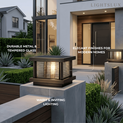Arcato Modern Square Pillar Light 