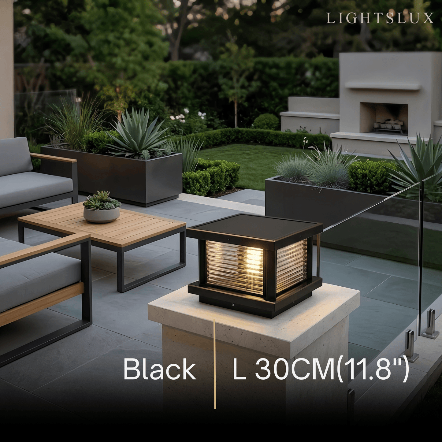 Arcato Modern Square Pillar Light 
