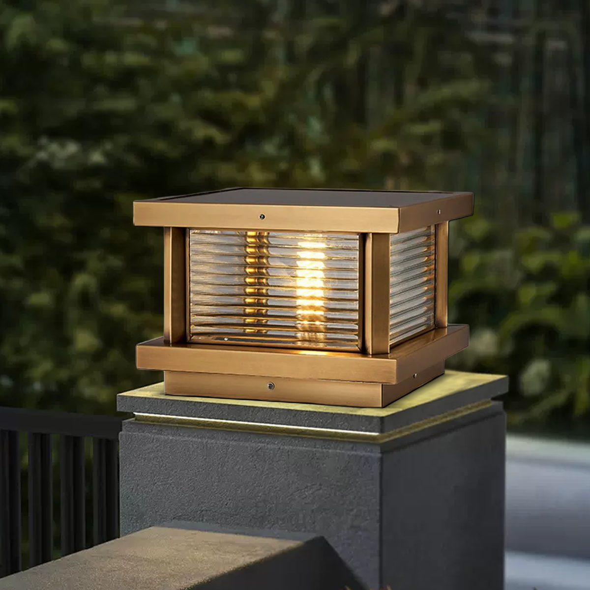 Modern Square Pillar Light