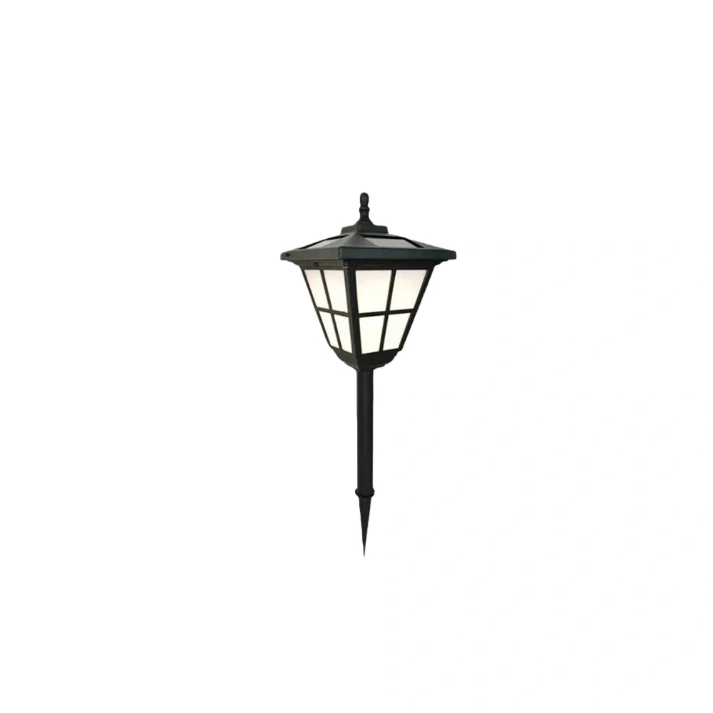 Retro Outdoor Floor Lamp - Black