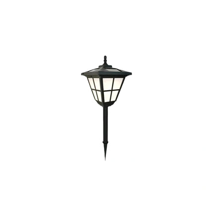 Retro Outdoor Floor Lamp - Black