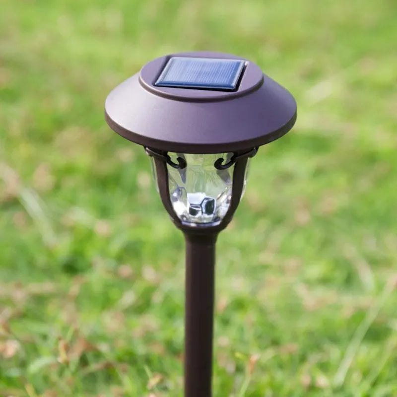Industrial Bowl-Shaped Solar Pathway Light