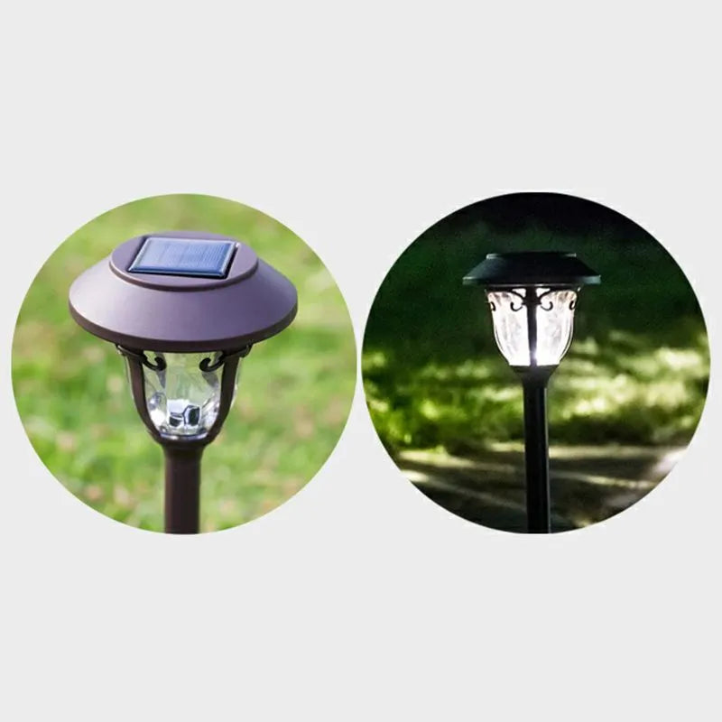 Industrial Bowl-Shaped Solar Pathway Light
