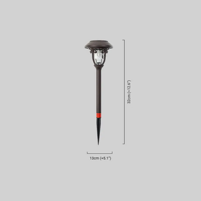 Industrial Bowl-Shaped Solar Pathway Light