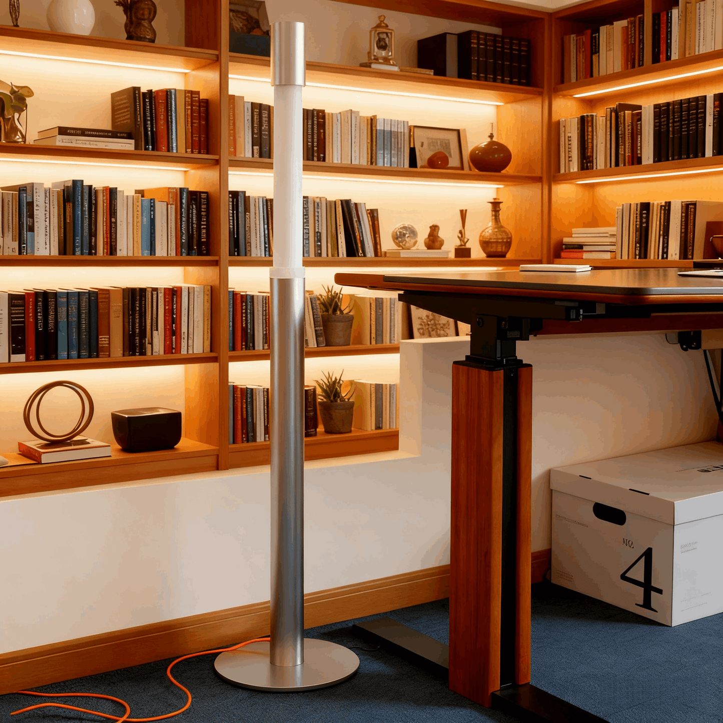 Arcato Modern Minimalist Liftable Floor Lamp - Adjustable Rod Lamp for Study Room