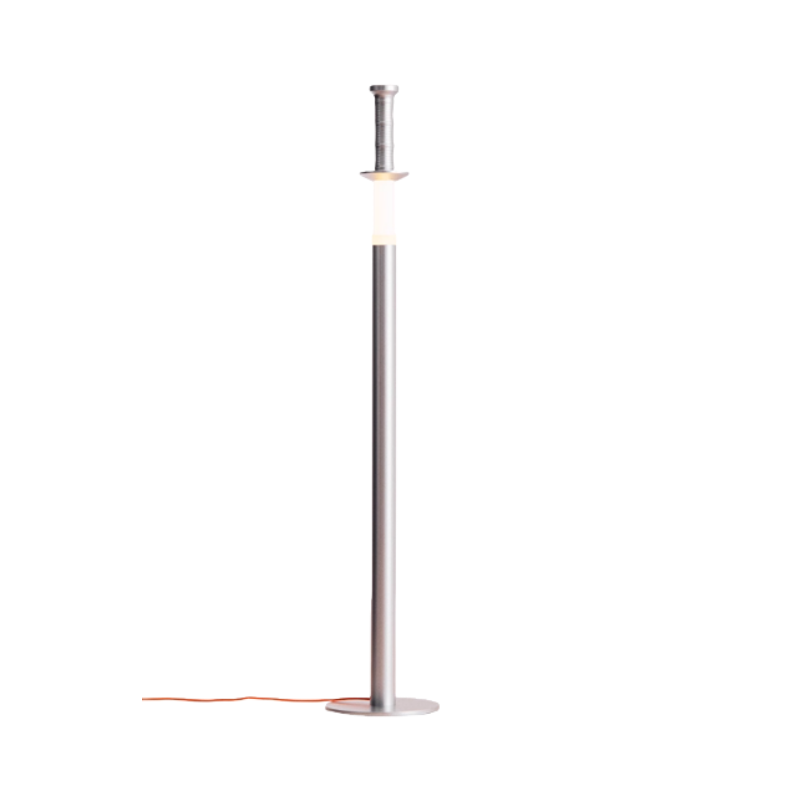 Minimalist Sword-Inspired Floor Lamp – Black/White Adjustable Standing Light for Living Room
