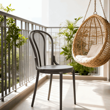 Minimalist Plastic&Sponge Chair - For Dining Room/Living Room/Study Room