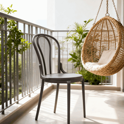 Minimalist Plastic&Sponge Chair - For Dining Room/Living Room/Study Room