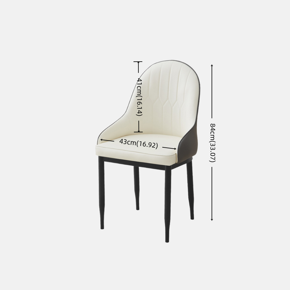 Luxury High-End Beige Leather Chair - For Home Study/Living Room