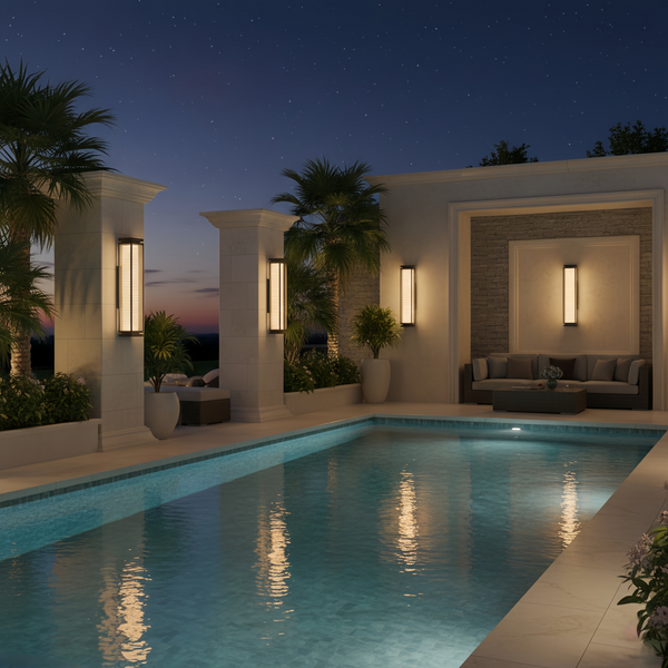 Arcato Modern Outdoor LED Wall Sconce Exterior Wall Lamp for Patio