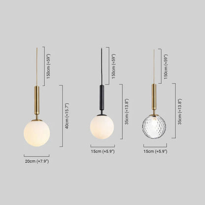 Gold Pendant Light  with three style