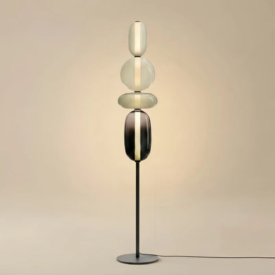 Prisma Modern Floor Lamp – Hand-Blown Crystal Interactive Design for Living Room Bedroom