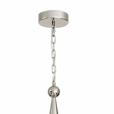 Irondale Industrial Chandelier -- Metal & Acrylic Dimmable for Dining Room Details